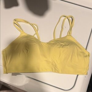 Lululemon Athletica Yellow Sports Bra